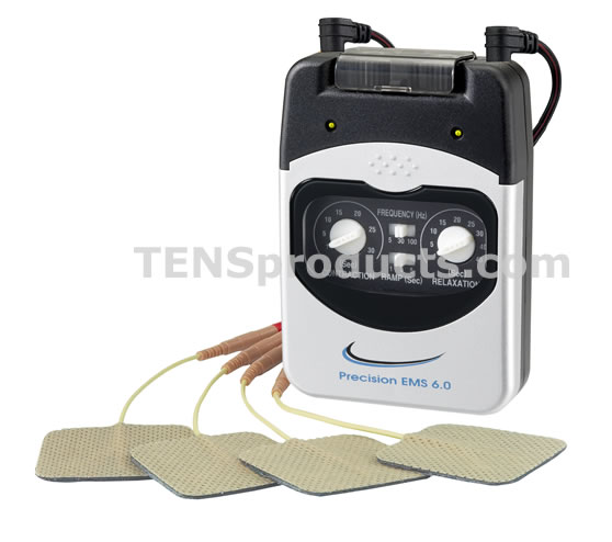 EMPI Select TENS Unit - Powers on - With electrodes