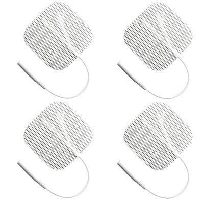 2″x2″ White Cloth TENS Electrodes Pack of 4 –
